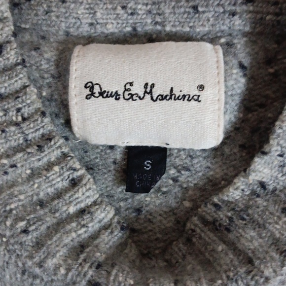 Deus ex Machina lambswool grey sweater - Picture 3 of 7